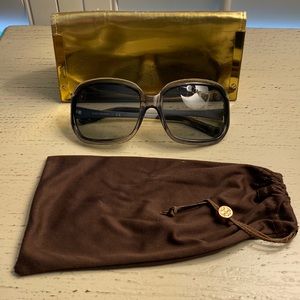 Tory Burch sunglasses w bag and case
